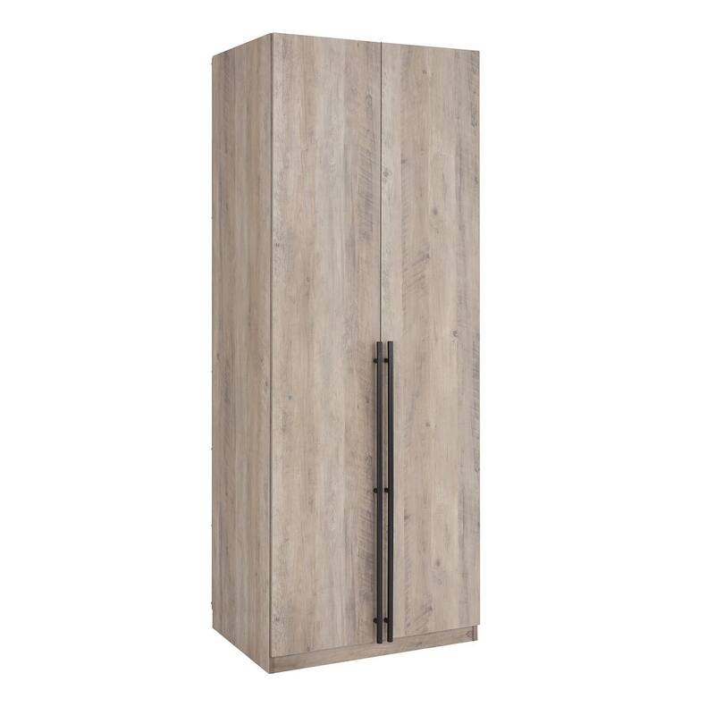 Manhattan Comfort Lee Modern 1.0 Freestanding Wardrobe Closet Armoire Set of 2