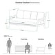 preview thumbnail 11 of 21, Cambridge Casual Chara Teak Outdoor Daybed with Cushion