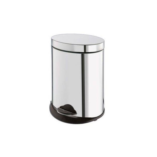 Nameeks Gedy Floor Standing Waste Basket - Polished Chrome