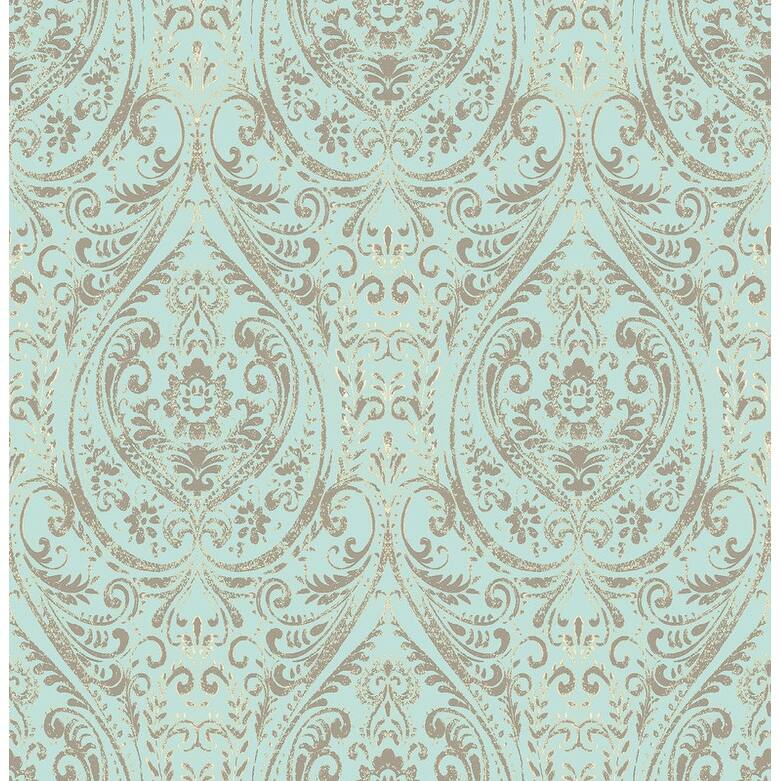 NuWallpaper Nomad Damask Peel & Stick Wallpaper - 216in x 20.5in x 0.025in