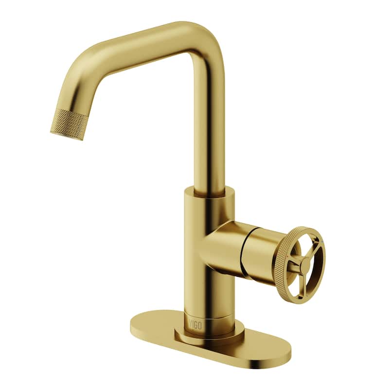 VIGO Cass 9" H Single Handle Single Hole Bathroom Faucet
