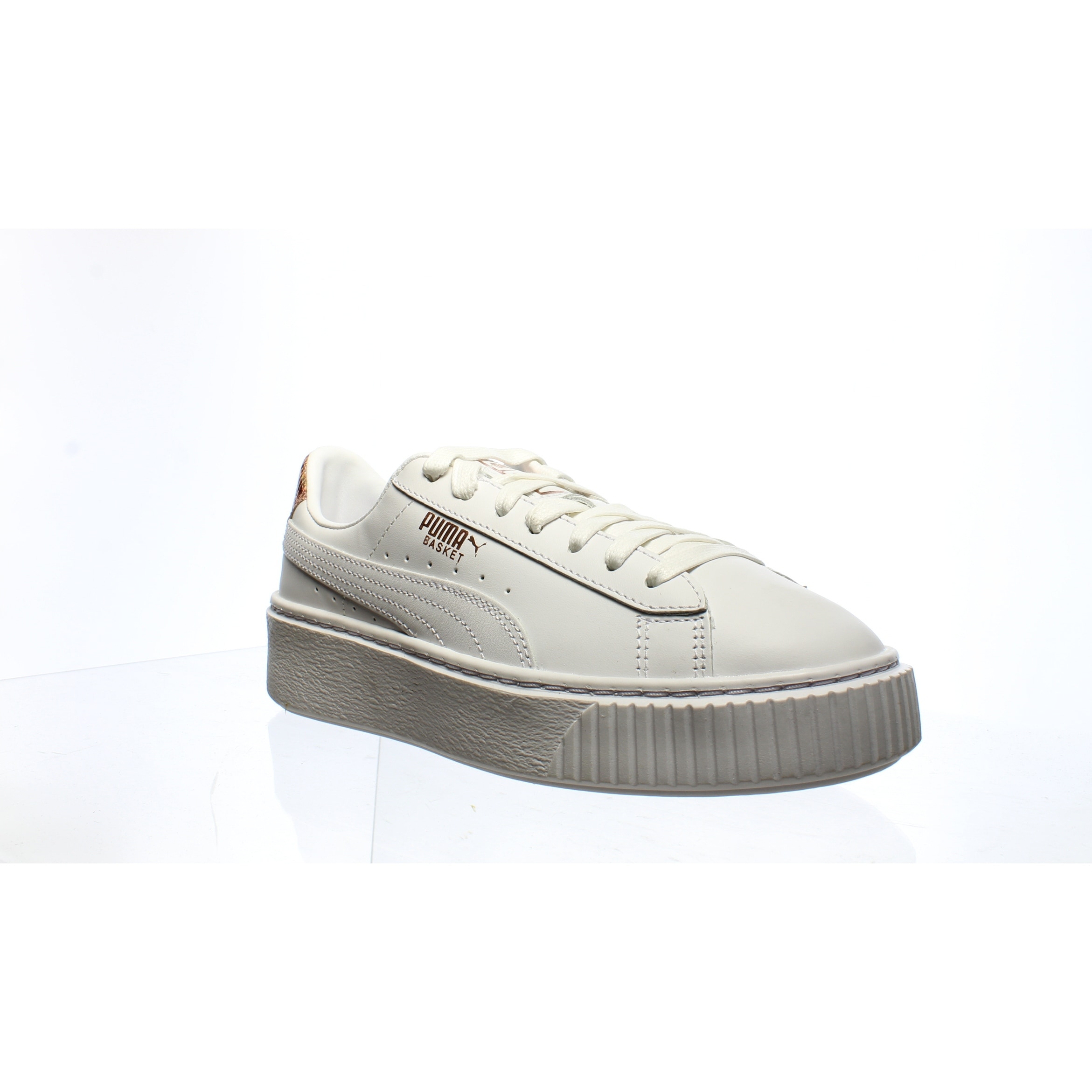 puma platform sneakers white