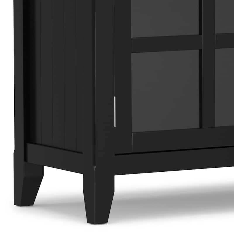 WYNDENHALL Normandy SOLID WOOD 62 inch Wide Transitional Wide Storage Cabinet - 62"w x 18"d x 34" h