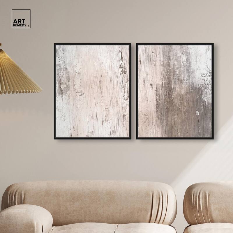 Striated Texture IV Canvas Set of 2 by Art Remedy