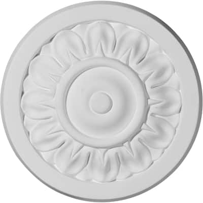 6 1/4"OD x 7/8"P Ashley Round Rosette