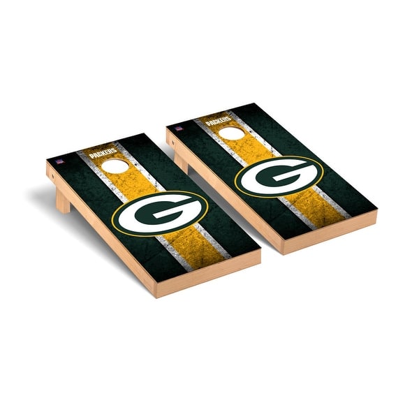 slide 2 of 5, Green Bay Packers NFL Football Vintage Cornhole Board Set 2