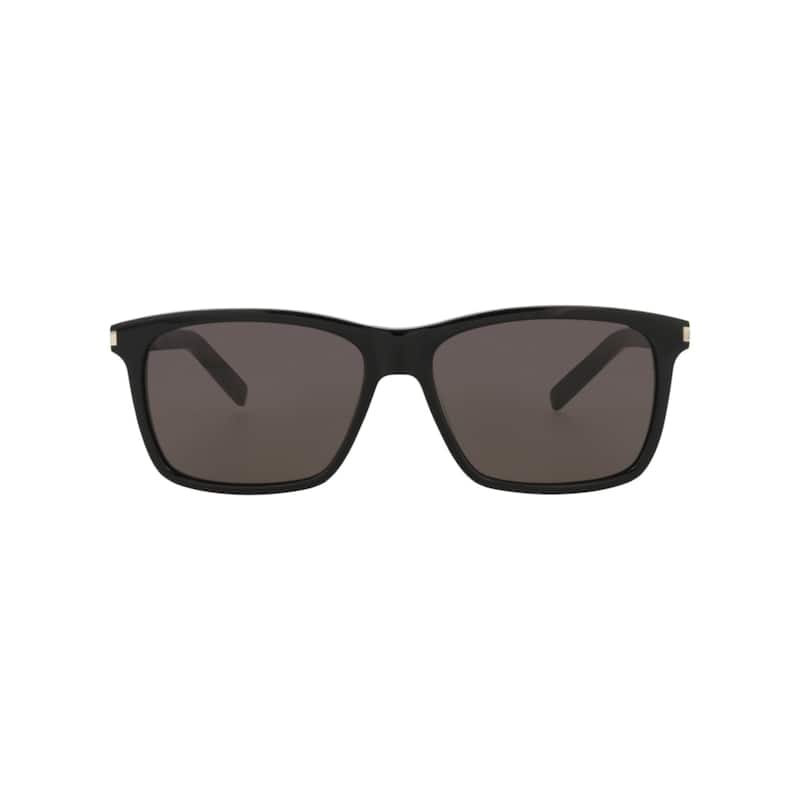 Saint Laurent Square-Frame Acetate Sunglasses - Black Black Black - Black - Black Lens
