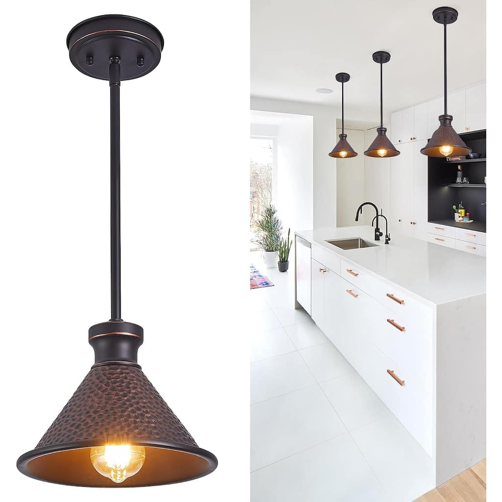 58”Hight adjustable hanging light aluminum metal kitchen light oil-rubbed bronze pendant light