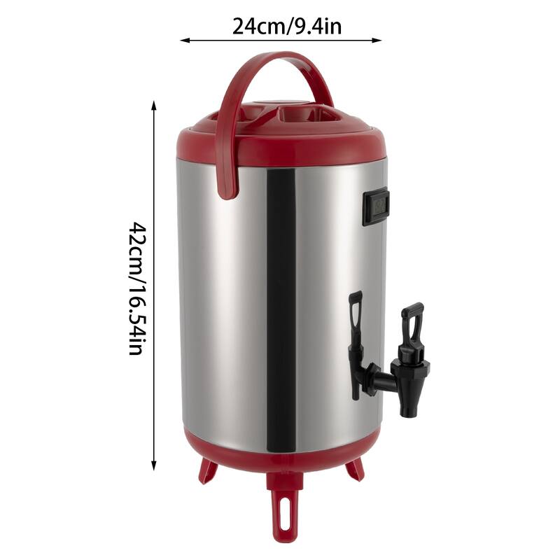 Stainless Steel Insulated Beverage Dispenser with Spout On Sale Bed