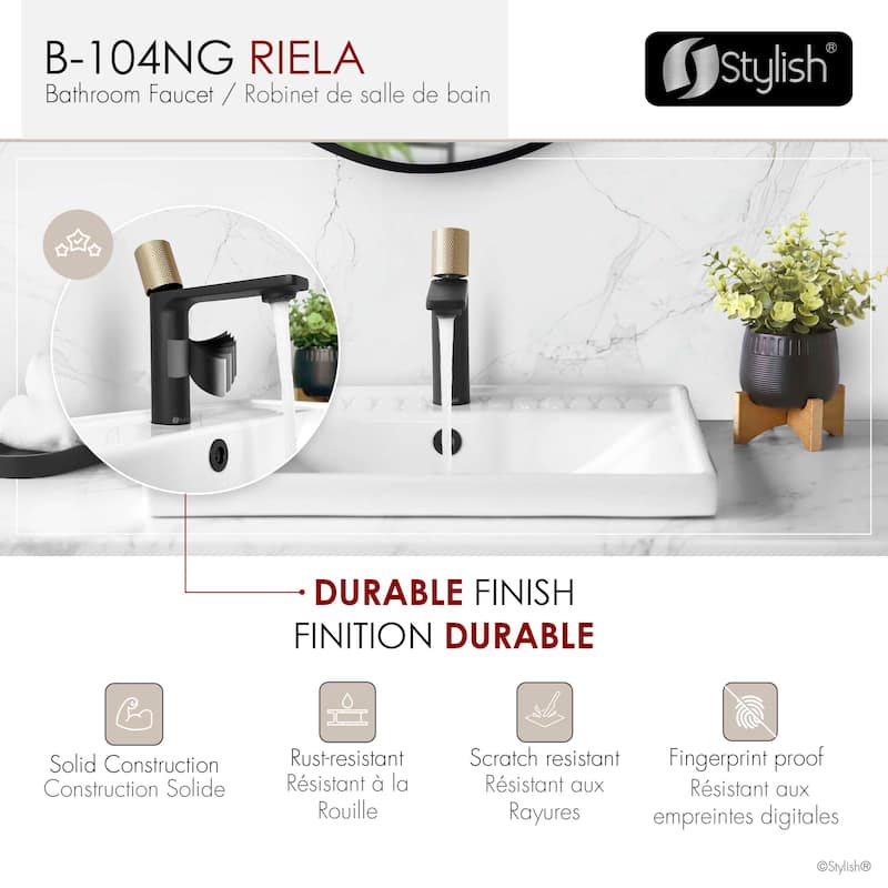 STYLISH Single-Handle Vessel Bathroom-Faucet B-104