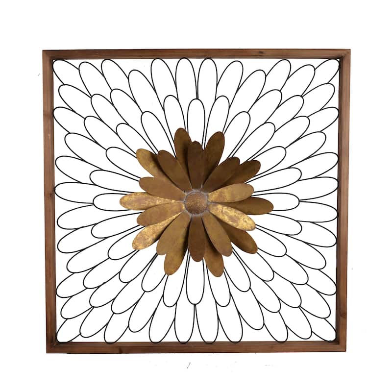 30x2x30" Ashlyn Bloom Wall Decor, Home Decor for Living Room Kitchen Foyer Office