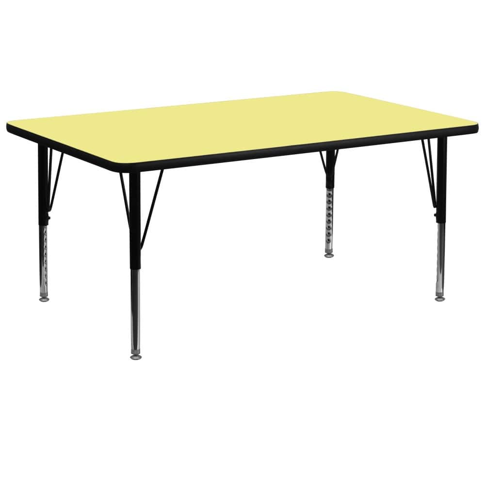 Rectangular HP Laminate Activity Table - Adjustable Legs