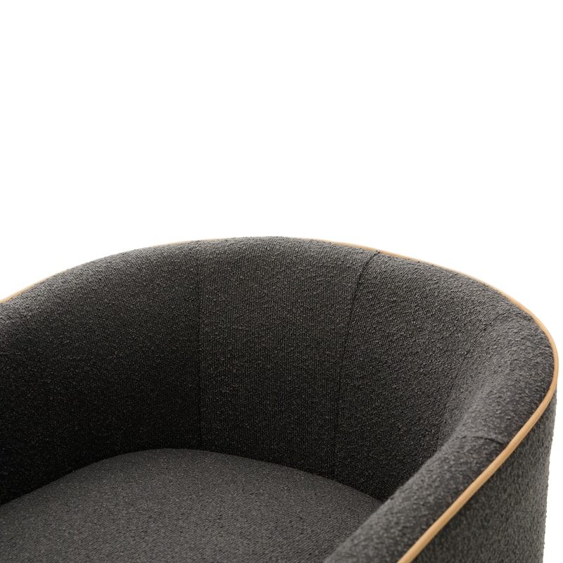 Christopher Knight Home - Averly Modern Upholstered Swivel Accent Chair with Curved Arms