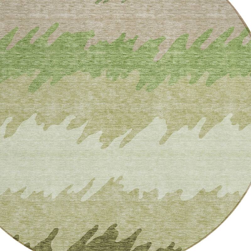 HomeRoots Striped Transitional Rectangle Outdoor Rug