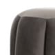 preview thumbnail 4 of 3, SAFAVIEH Couture Maxine Channel Tufted Otttoman - Dark Grey / Gold