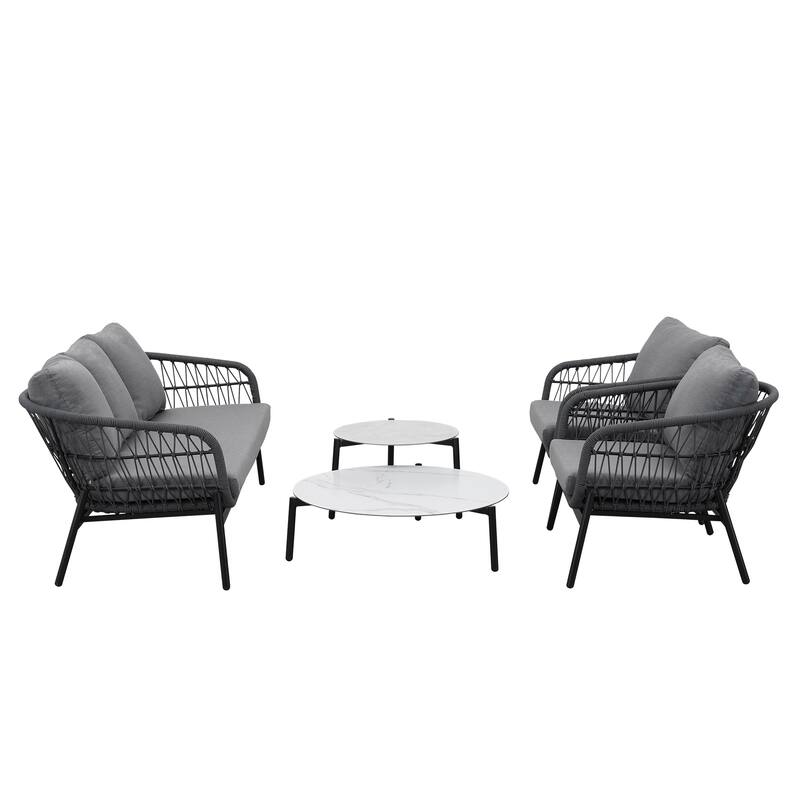 Royalcraft 5 - Person Outdoor Seating Group with Cushions