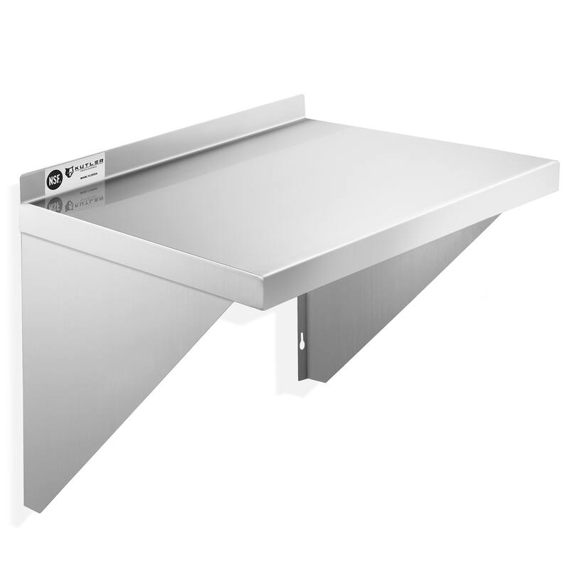 Stainless Steel Shelf NSF Commercial Kitchen Wall Shelving