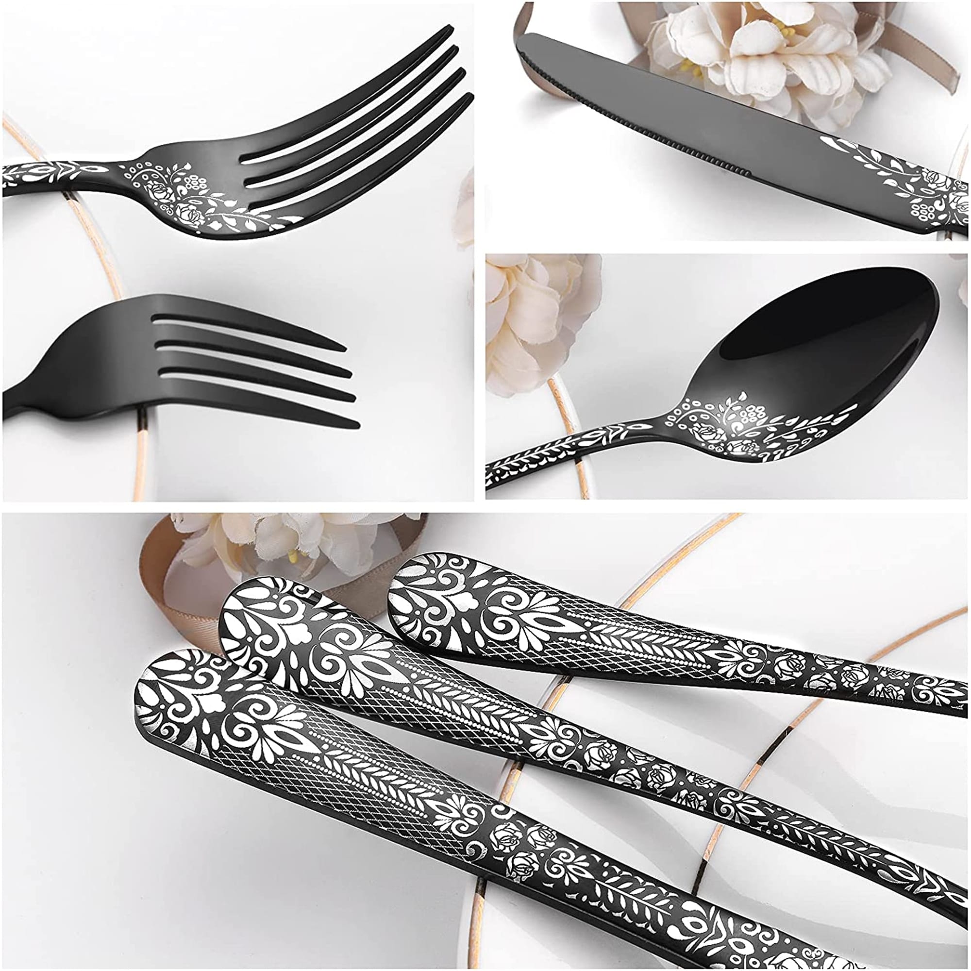 Cutlery Set Unusual Silverware Pieces 20-piece Silverware