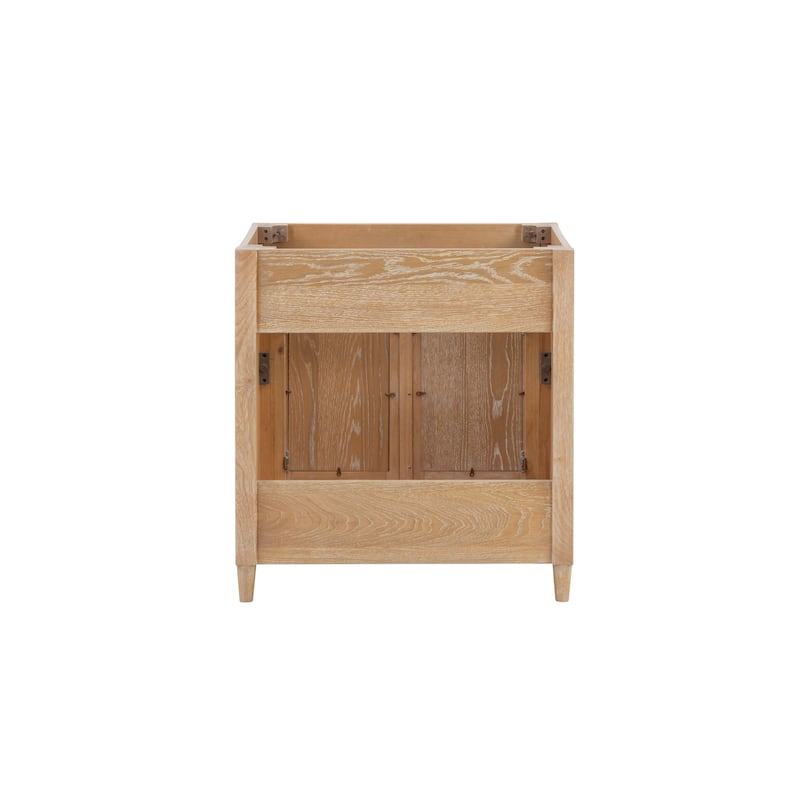 30'' Cane Paneled Bathroom Vanity Base - 29.92 L x 21.5 D x 32.83 H