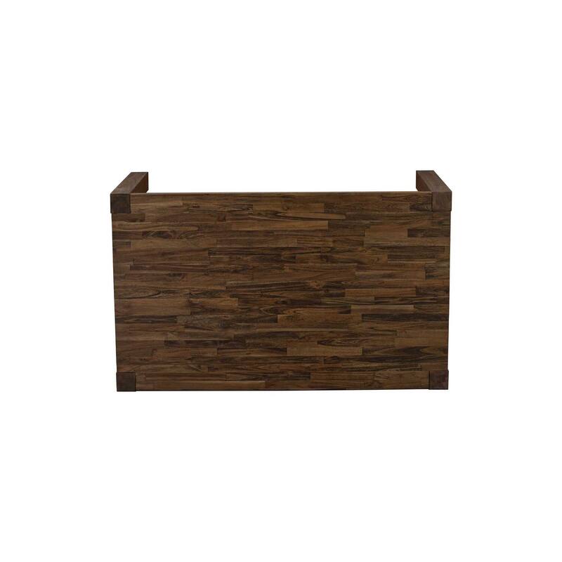 Rectangular Dining Table - Wood Table with Wooden Legs - Distressed Finish - Dinette Table for Kitchen or Dining Room - 60