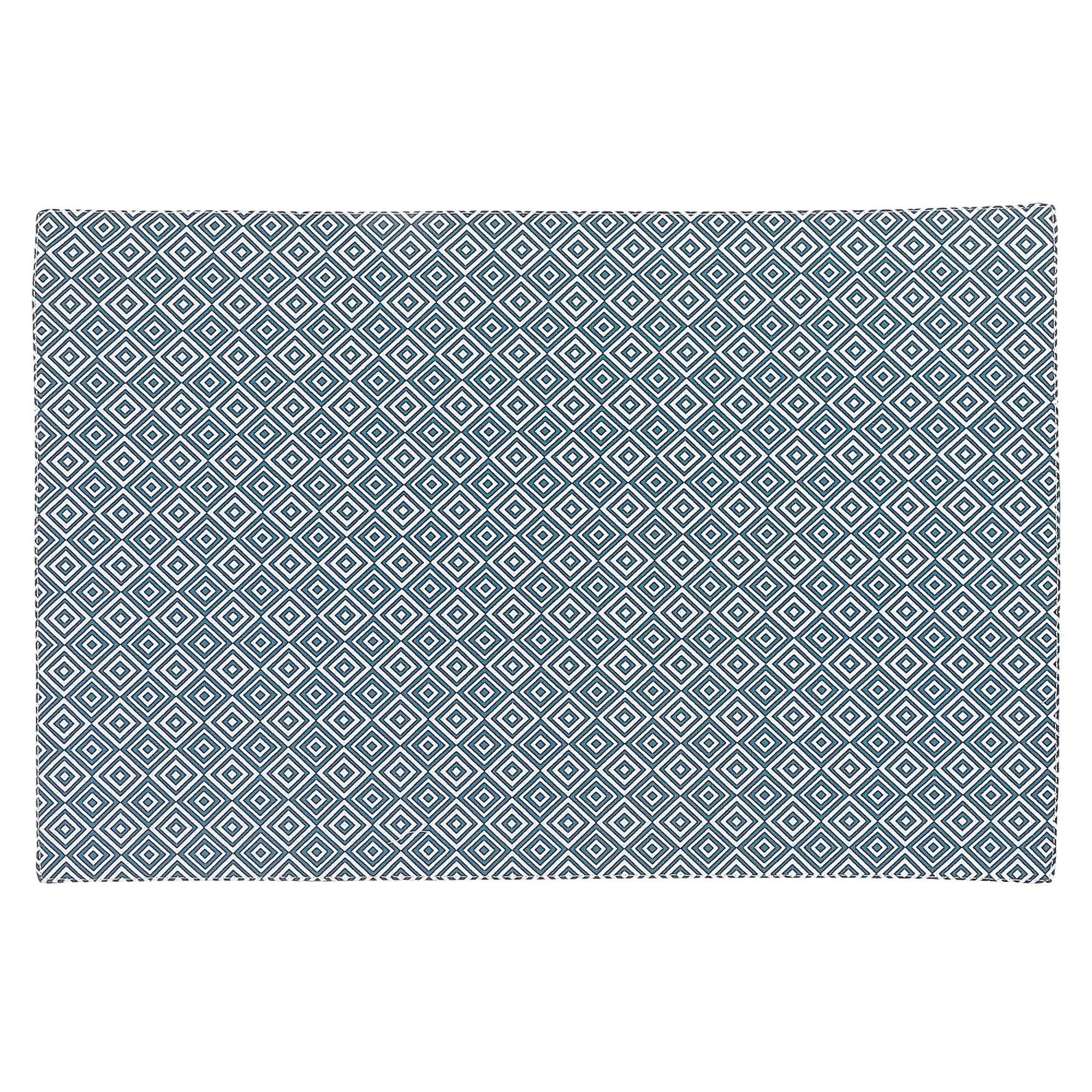 Cotton Placemat Geometric 12 X 18 - Set of 12