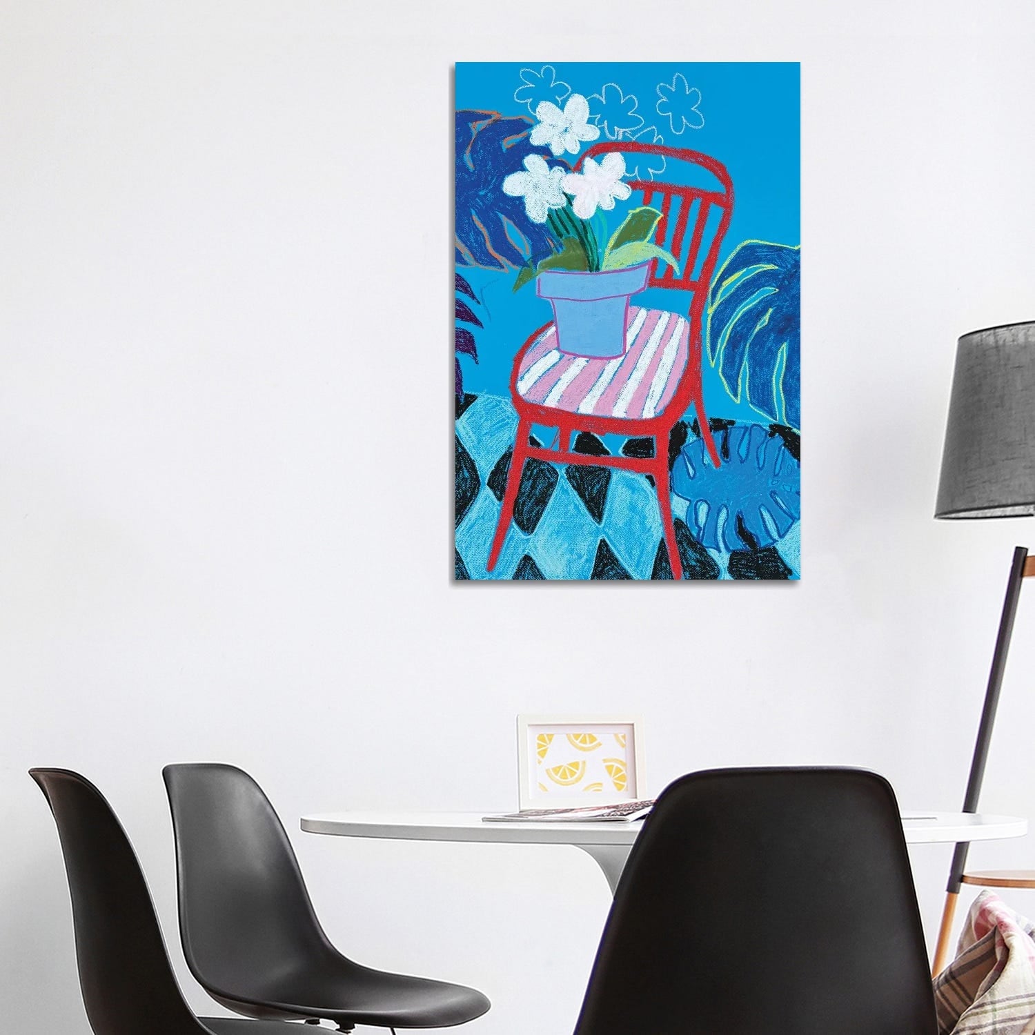 "Red Chair Still Life" by Sasha Robinson Canvas Print