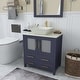 preview thumbnail 7 of 39, Vanity Art 30-inch Single Sink Bathroom Vanity Set With Engineered Marble Top and Free Mirror - 30 x 18.5 x 36 Inches