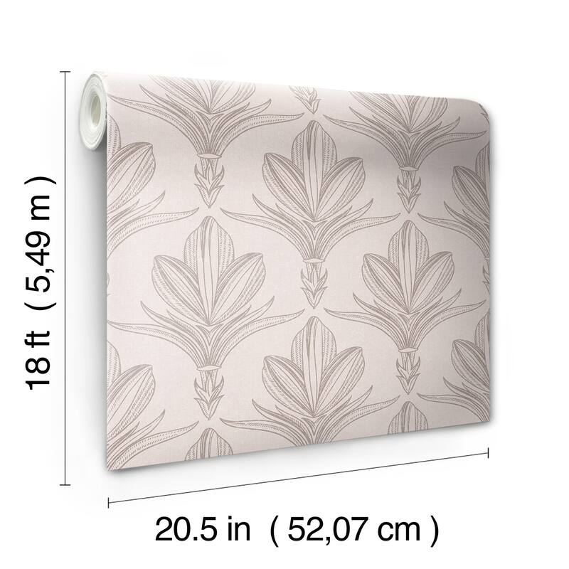 NuWallpaper Larkyn Blush Peel and Stick Wallpaper