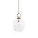 preview thumbnail 1 of 3, Uttermost Calix Single Light 15-3/4" Wide Pendant Aged Brass