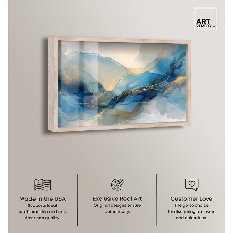 Postmodern Flow II Shadowbox by Art Remedy