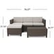 preview thumbnail 41 of 39, Moses 5-piece Outdoor Wicker Polyester Sofa Set