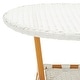 preview thumbnail 45 of 46, SAFAVIEH Outdoor Patio Furniture California Bistro Table (Fully Assembled) (Table Only)