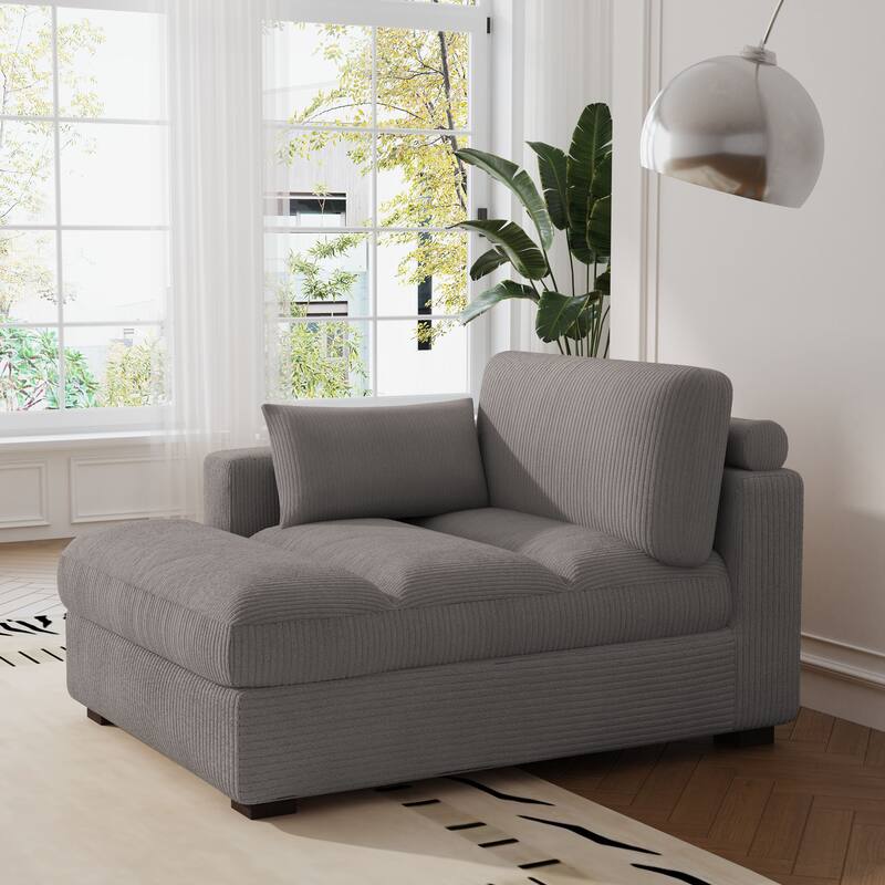 Left and Right Sectional Sofa Set Chaise Lounge Sofa Chair
