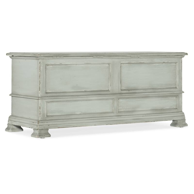 Hooker Furniture 6750-50007 Charleston 50" Wide Maple Trunk with Lift - Haint Blue