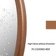 preview thumbnail 32 of 46, KOSSMAI Oval Decorative PU Covered MDF Frame Wall Mirrors