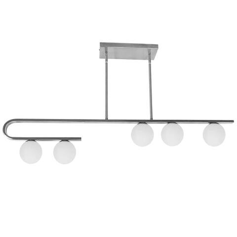 Dainolite Atlas Modern Polished Chrome Luxury Pendant Light Modern Pendant Light kitchen island lighting