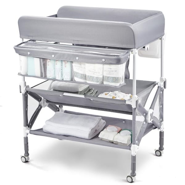 slide 2 of 7, Portable Baby Changing Table