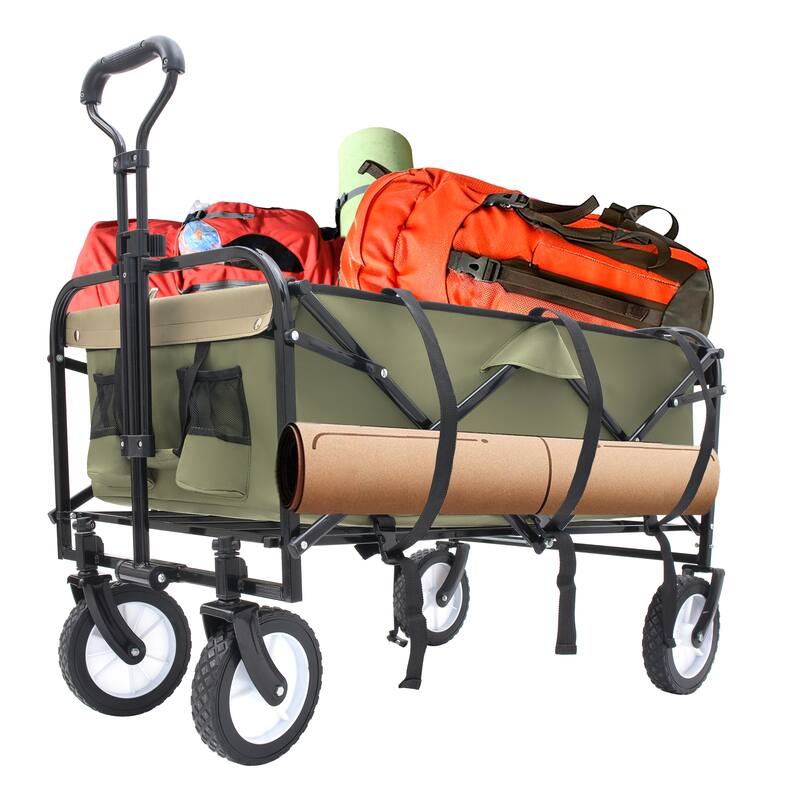 Foldable Wagon Cart with strapping system Beach