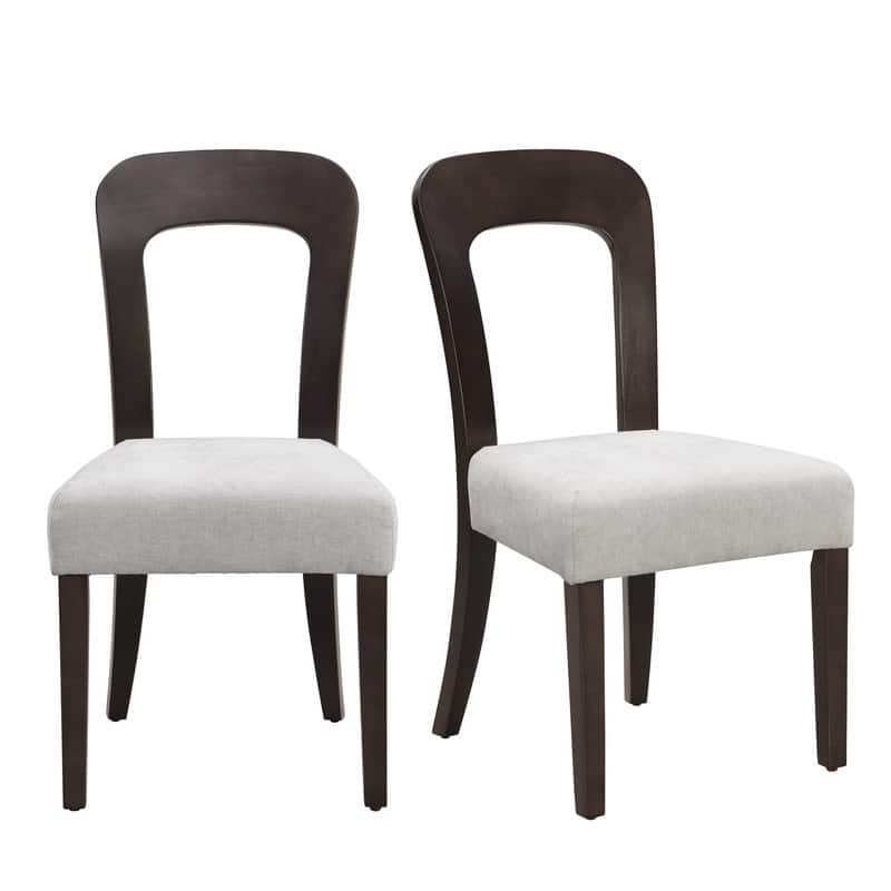 Spruce & Spring Dining Chairs Upholstered Kitchen Side Chairs with Solid Wood Legs
