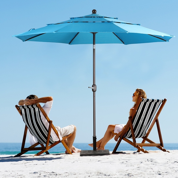 Aoodor Patio Umbrella 10 ft. for Dining Table Outdoor Market Aoodor Patio Umbrella 10 ft. for Dining Table Outdoor Market