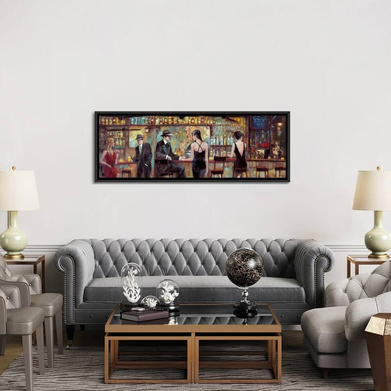 iCanvas "Happy Hour" by Ruane Manning Framed Canvas Print