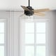 preview thumbnail 1 of 16, Hunter Margo Ceiling Fan w/ LED Light Kit, Handheld Remote - Transitional, Bohemian 44" - Matte Black