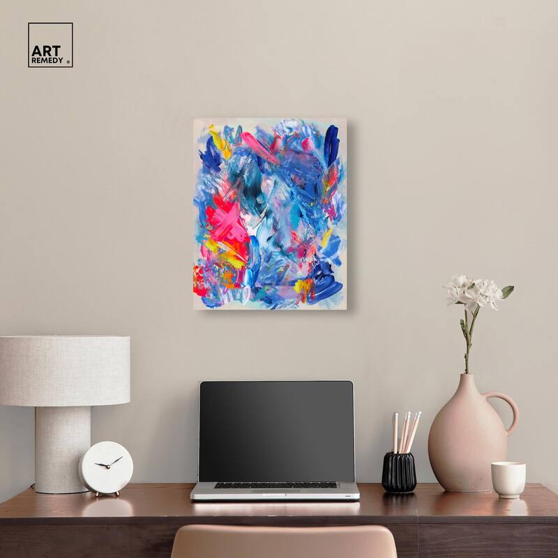 Colorburst Mirage Canvas by Art Remedy, Gallery Wrapped