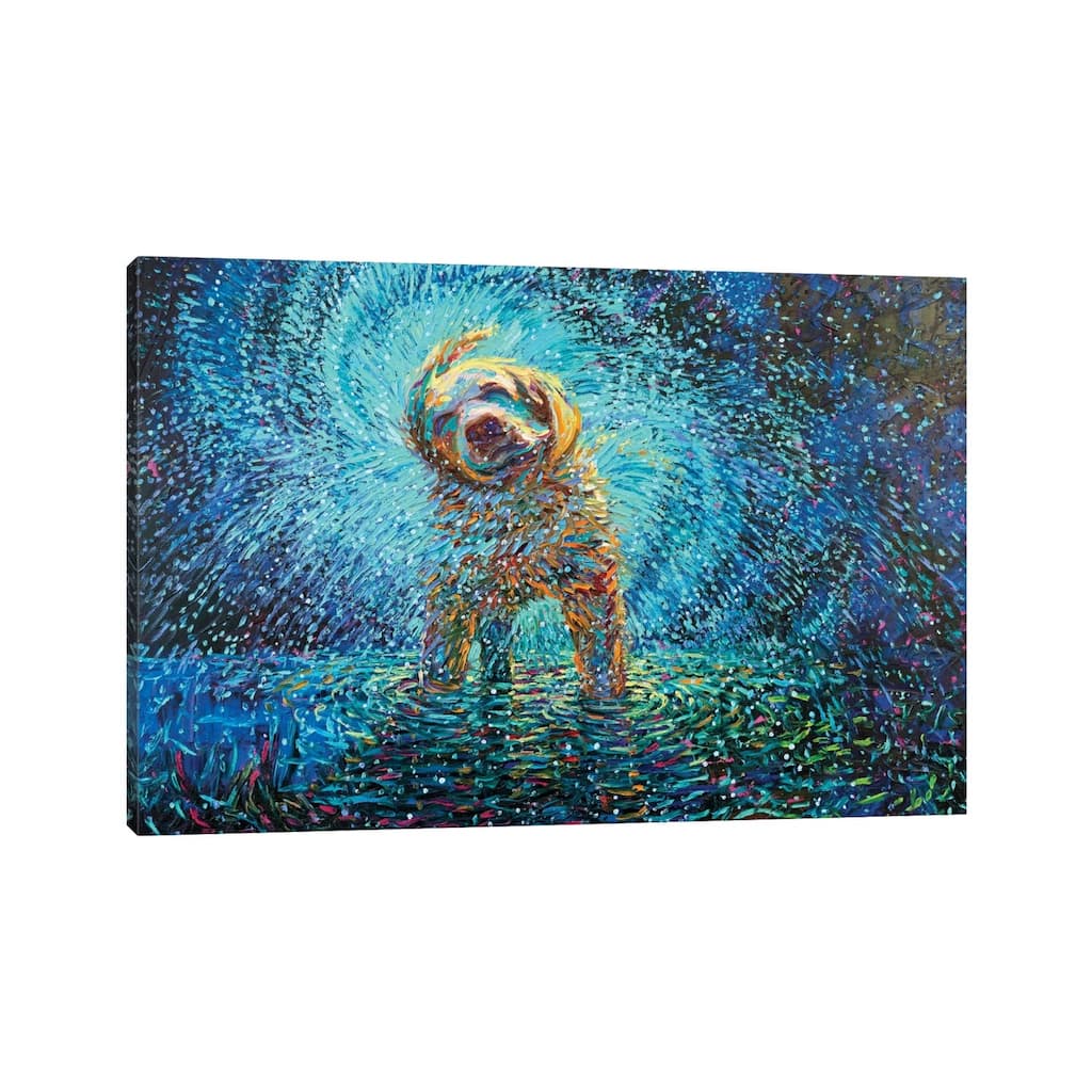 iCanvas "Labrador Jazz" by Iris Scott Canvas Print