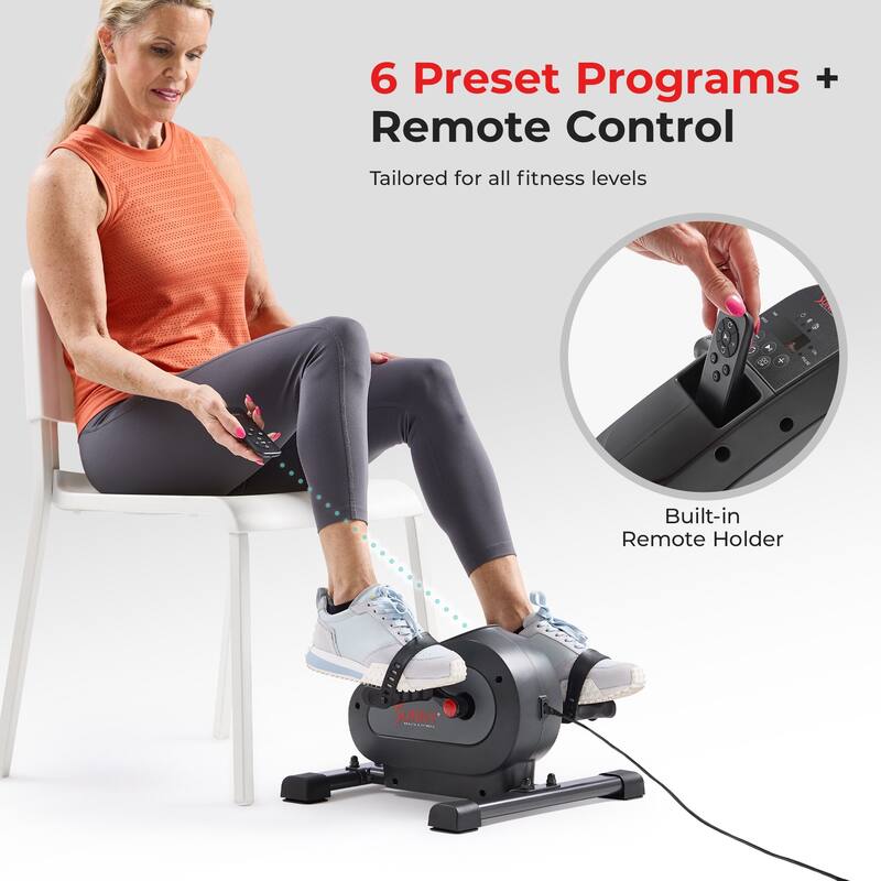 Sunny Health & Fitness Sunny Health & Fitness Smart Motorized Mini Exercise Bike with 18 Speed Levels SF-B024041