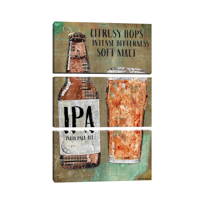 iCanvas "IPA" by Jennifer Lambein 3-Piece Canvas Wall Art Set