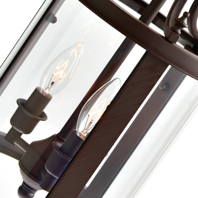 Desire 3 Light Oil Rubbed Bronze Drum Shade Mini Pendant - Oil Rubbed Bronze