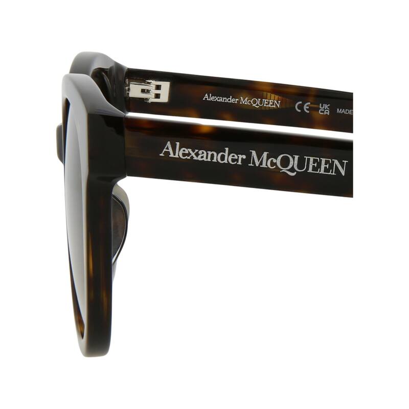 Alexander McQueen Round-Frame Acetate Sunglasses