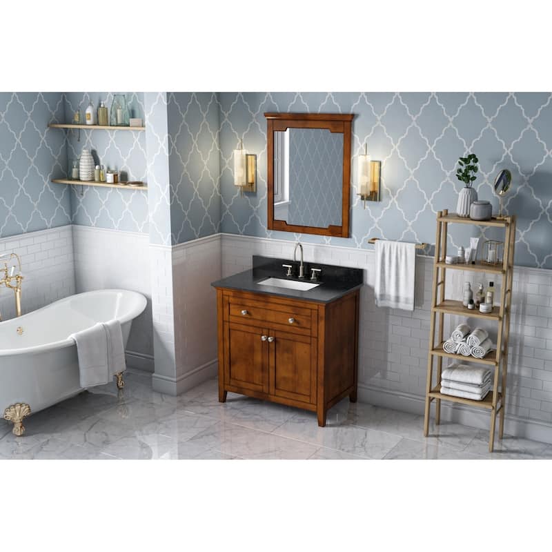 Jeffrey Alexander VKITCHA36R-GRANITE Chatham 36" Free Standing Vanity