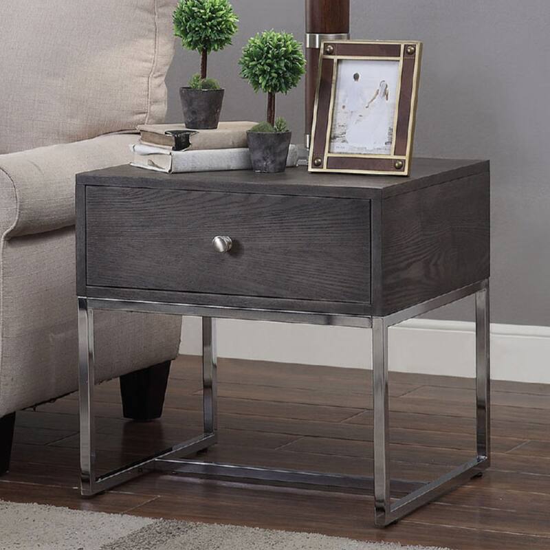 Rectangular End Table with 1 Drawer